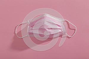 Surgical face protection mask