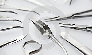 Surgical instruments macro view