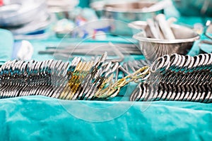 Surgical instruments for open heart surgery