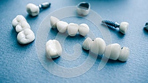 Surgical orthodontics ceramic dental implants