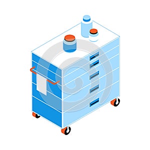 Surgical Table Cabinet Composition