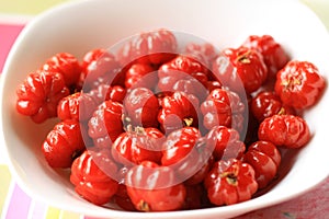 The Surinam cherry is originated from South America photo