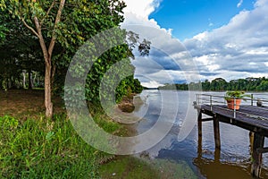 The Suriname River In South America