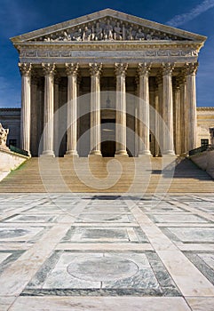 The Surpreme Court Building, in Washington, DC.