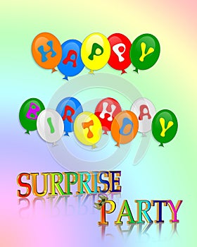 Surprise Birthday Party invitation