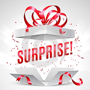 Surprise gift box photo