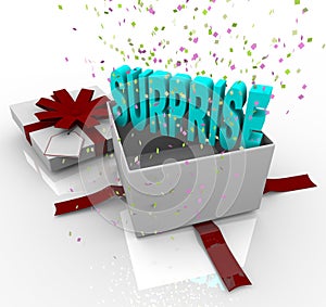 Surprise Present - Happy Birthday Gift Box