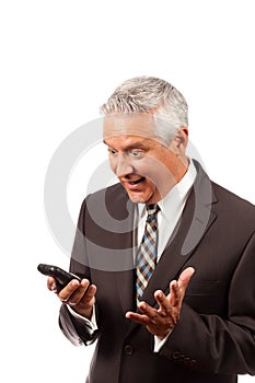 Surprised business man