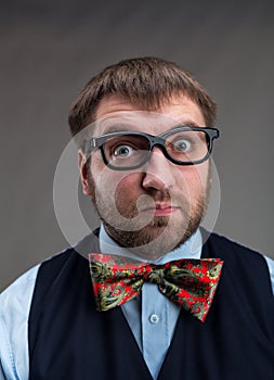 Surprised businessman