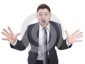 Surprised businessman