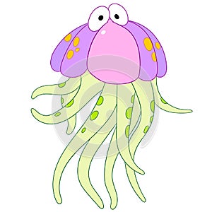 Surprised jellyfish
