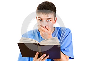 Surprised Man with a Book