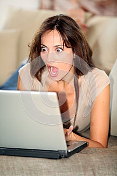 Surprised woman