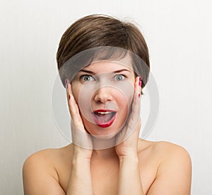 Surprised woman