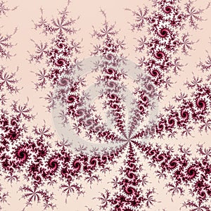 Surreal background / fractal pink / rose