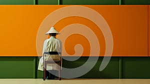 Surreal Cinematic Minimalistic Shot In The Style Of Tampopo photo