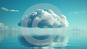 Surreal Cloudscape Reflection