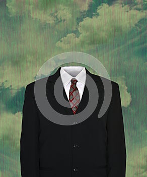 Surreal Empty Business Suit, Tie