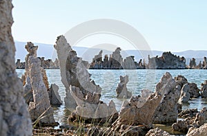 Surreal landscape of Mono Lake, California