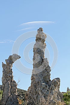 Surreal landscape of Mono Lake, California