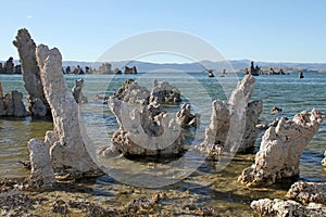 Surreal landscape of Mono Lake, California