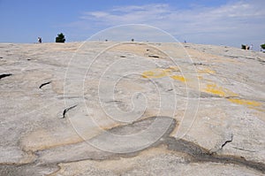 Surreal Landscape of Stone Mountain