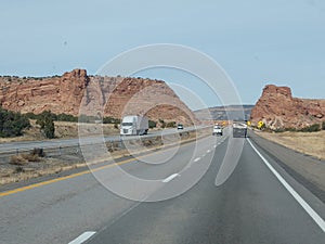 Surreal, Neverendingstory Pass Arizona Landscape I-40 Newmexico Border photo