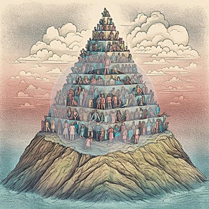 Surreal Pyramid of Unity