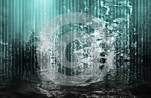 Surreal Soothing Abstract Waterfall View