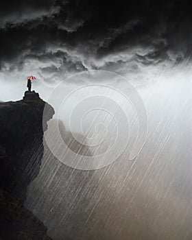 Surreal Storm, Rain, Mountain, Weather