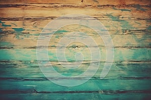 Surreal vintage colored wood background generative AI