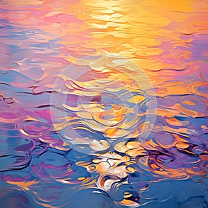 Surreal Waters: Abstract Reflections in a Dreamlike World