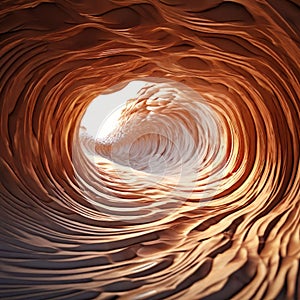 surreal wave pattern with distorted perspectives k uhd very de photo