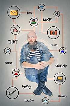 Surrounded by communication