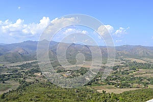 Surrounding landscape of Trinidad, Cuba, as seen from the Cerro de la Vigia viewpoint photo