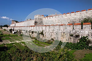 Surrounding wall of ancient city Constantinople