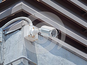 Surveillance camera or CCTV  mounted on a wall