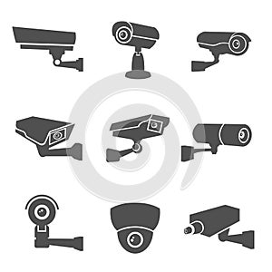 Surveillance Camera Icons