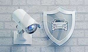 Surveillance Camera System of a Car Security