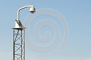 Surveillance camera system CCTV & Blue Sky