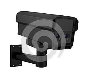 Surveillance CCTV Security Camera Isolated