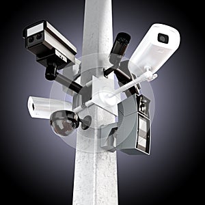 Surveillance mega camera's