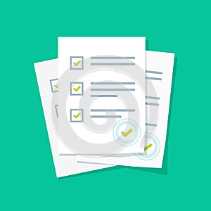 Přehled nebo zkouška formulář papír listů kvíz kontrolní seznam a úspěch následek posouzení 