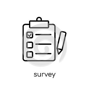 Survey icon from collection.