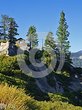 A survey platform in Yosemite - Glacier Point.
