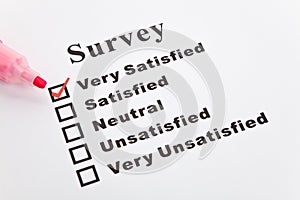 Survey and questionnaire