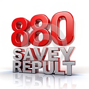 Survey Result isolated on white background