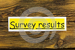 Survey results feedback review satisfaction evaluation banner