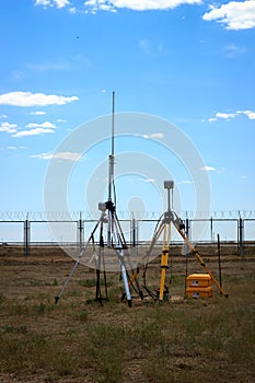Surveying equipment.