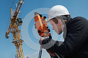 Surveyor with transit level